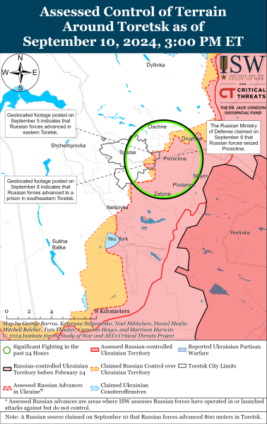 Mapa de operaciones militares el 11 de septiembre de 2024: la situación en el frente