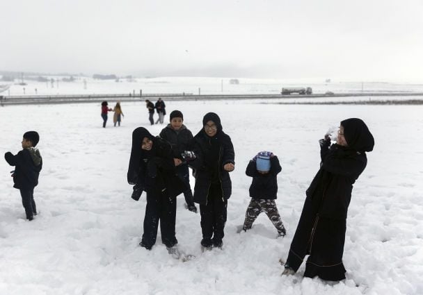  El sur de África está cubierto de nieve: ventisqueros de hasta 2 metros (foto)