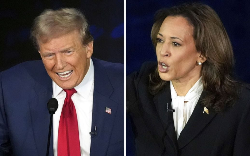 Trump se negó a celebrar una nueva debates con Harris