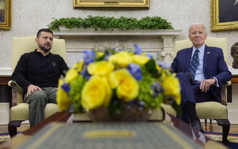 La reunión entre Zelensky y Biden ha comenzado en la Casa Blanca: primeras declaraciones de los líderes