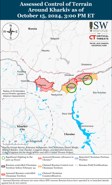 Acciones del mapa de combate el 16 de octubre de 2024: situación en el frente