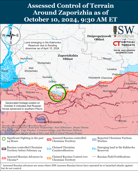 Mapa de operaciones militares para el 11 de octubre de 2024: la situación en el frente