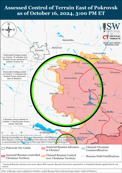 Mapa de operaciones militares para el 17 de octubre de 2024: situación en el frente