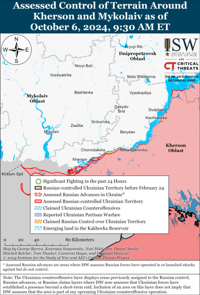 Mapa de operaciones militares para el 7 de octubre de 2024: situación en el frente