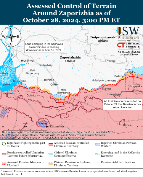 Mapa de operaciones militares para el 29 de octubre de 2024: situación en el frente