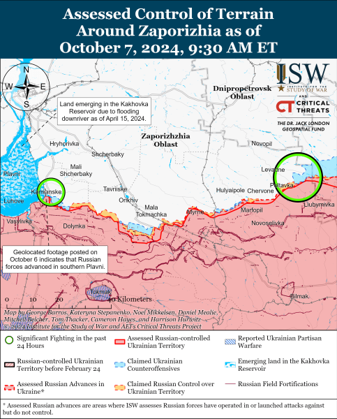 Mapa de operaciones militares para el 9 de octubre de 2024: la situación en el frente