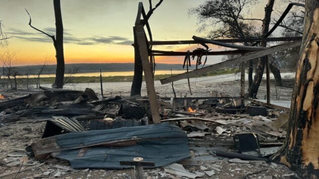 En la región de Jarkov, un incendio forestal destruyó un pueblo entero: hay muertos