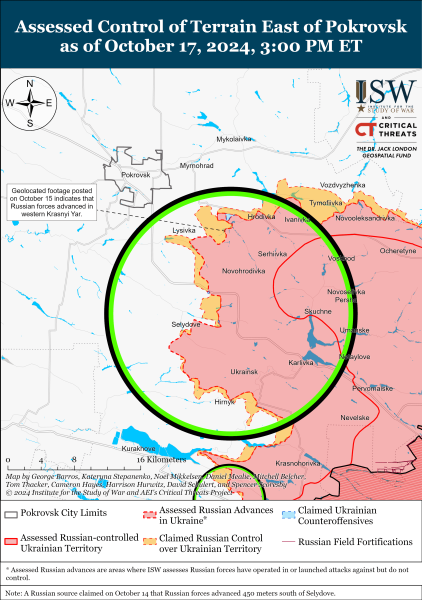 Mapa de operaciones militares el 18 de octubre de 2024: la situación en el frente 