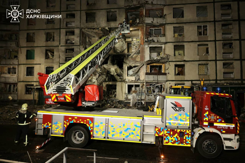 Explosiones en Jarkov: la Federación Rusa alcanzó un máximo -Se levanta edificio, hay muertos, 35 víctimas