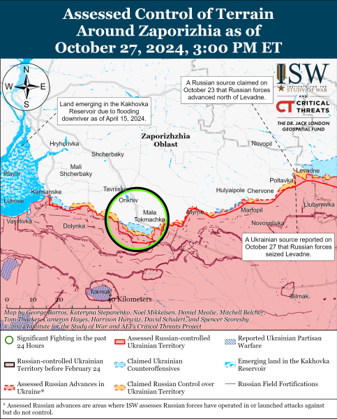 Mapa de operaciones militares el 28 de octubre de 2024: la situación en el frente 