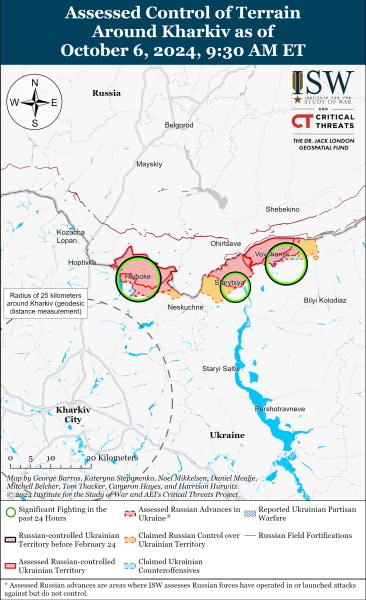 Mapa de operaciones militares el 7 de octubre de 2024: situación en el frente