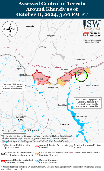 Mapa de operaciones militares al 12 de octubre de 2024: situación en el frente