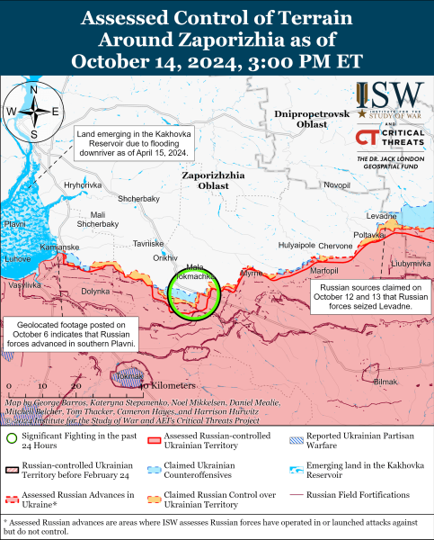 Mapa de operaciones militares para el 15 de octubre de 2024: la situación en el frente 