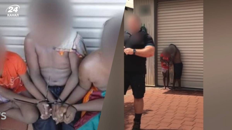 Porque nadaban en su piscina: en Australia, un hombre ató a tres niños con un cable y llamó a la policía 