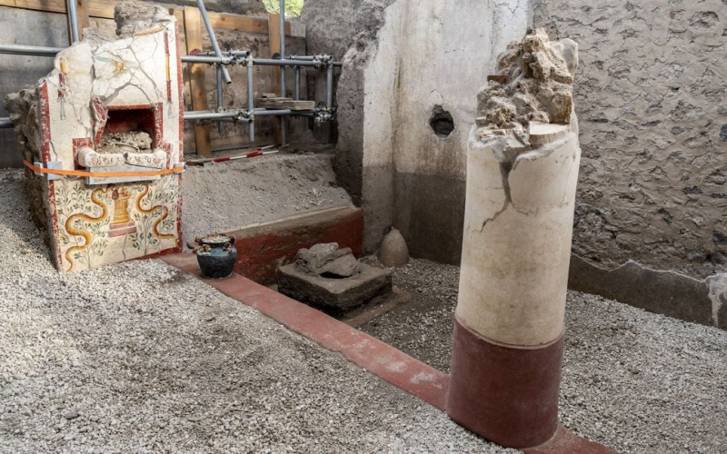 Arqueólogos han excavado una casa única del siglo I con frescos de escenas eróticas: foto