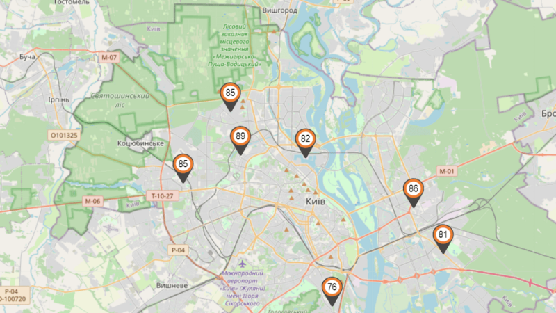 Se registra un alto nivel de contaminación del aire en Kiev; KSCA