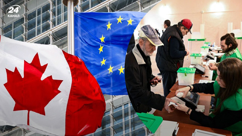 Los principales parlamentarios de Europa y Canadá pidieron a la UE que no reconozca los resultados de las elecciones en Georgia, & ndash ; medios