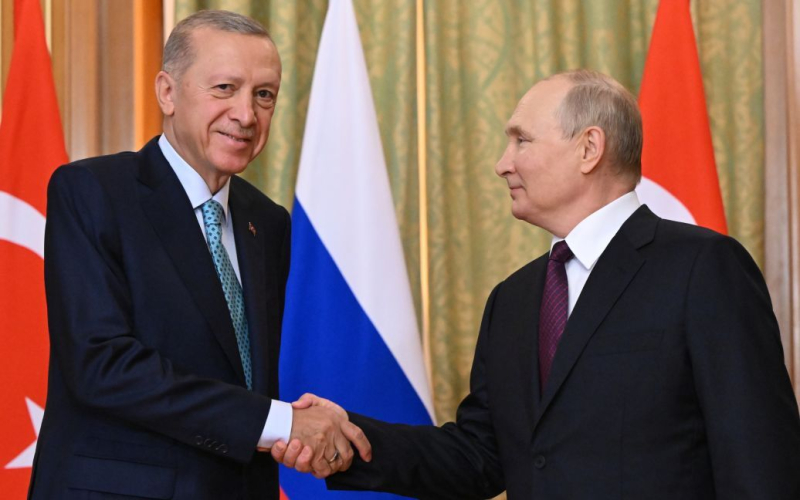 Erdogan discutió la agresión contra Ucrania en una reunión con Putin