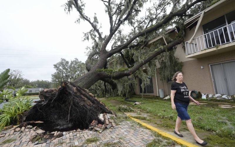 Tornados, inundaciones y las primeras víctimas: el huracán Milton azotó Florida (foto)