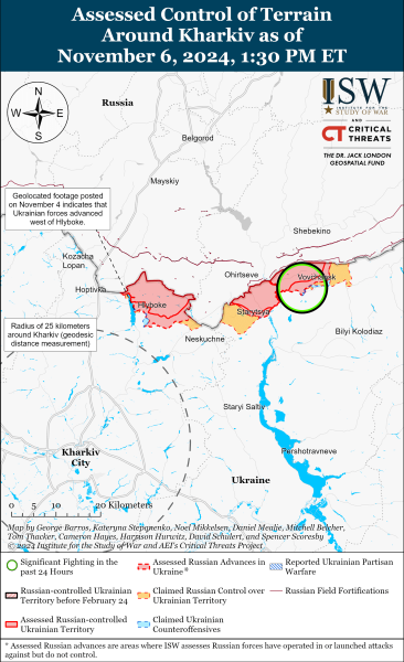 Mapa de operaciones militares el 7 de noviembre de 2024: situación en el frente