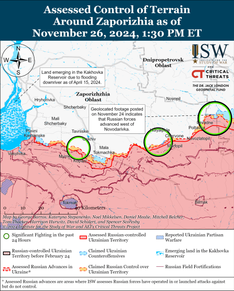 Mapa de operaciones militares el 27 de noviembre de 2024: situación en el frente