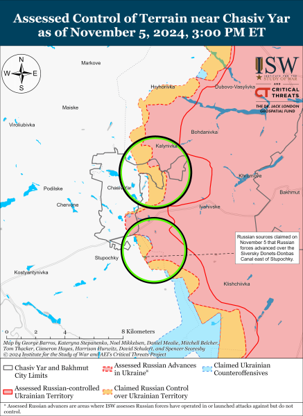 Mapa de operaciones militares el 6 de noviembre de 2024: situación en el frente