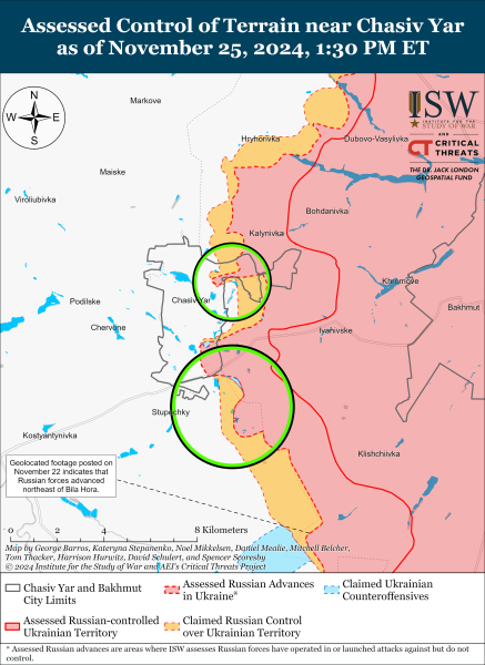 Mapa de operaciones militares el 26 de noviembre de 2024: la situación en el frente