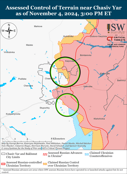 Mapa de operaciones militares el 5 de noviembre de 2024: la situación en el frente