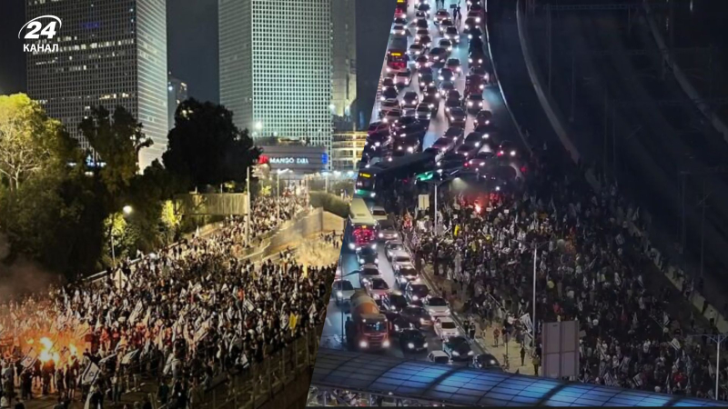 En Israel, decenas de miles de ciudadanos protestaron tras la destitución del Ministro de Defensa Galant