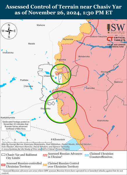 Mapa de operaciones militares el 27 de noviembre de 2024: situación en el frente