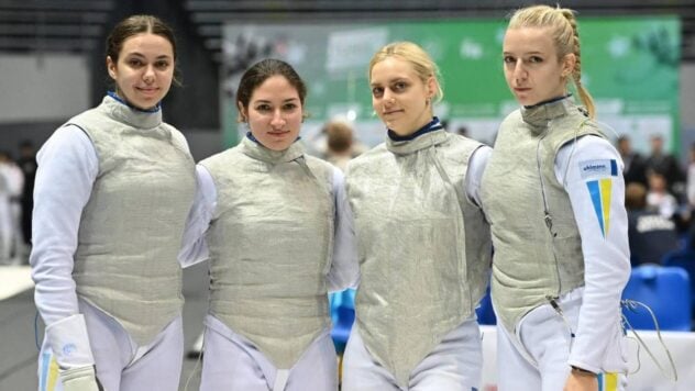 Los esgrimistas ucranianos con florete se llevaron una plata histórica en la Copa del Mundo