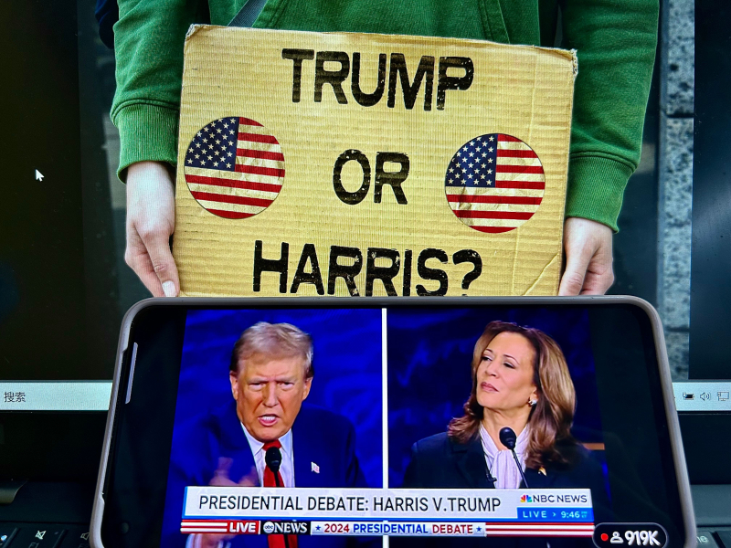 La mayoría de los votantes de Harris y Trump tienen decidido con el candidato antes de septiembre, – CNN