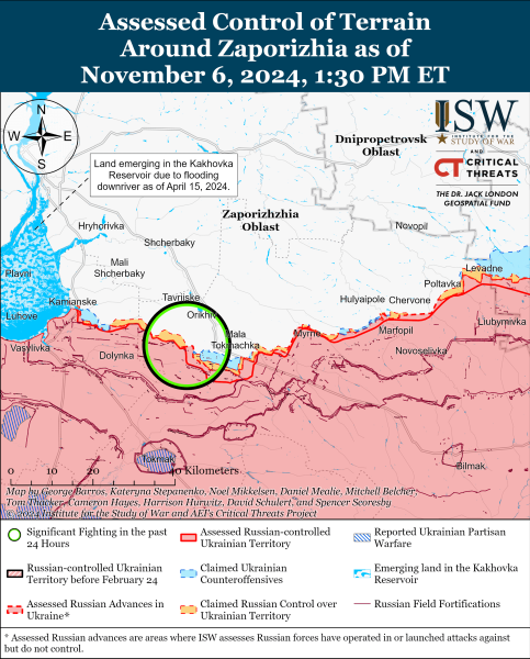 Mapa de operaciones militares el 7 de noviembre de 2024: situación en el frente