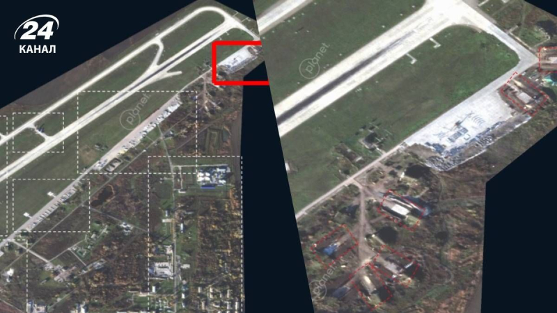 Miedo a los ataques: los rusos comenzaron a construir hangares de protección en el aeródromo de Krymsk