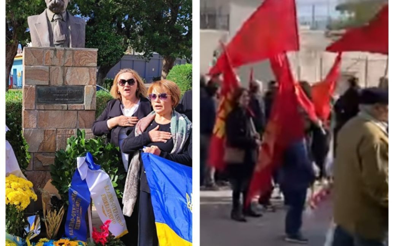Los comunistas atacaron a los participantes en la manifestación del Día del Recuerdo de las Víctimas del Holodomor