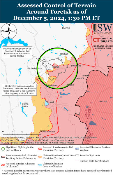 Mapa de operaciones militares el 6 de diciembre de 2024: situación en el frente