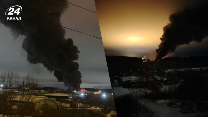 Se produjo un fuerte incendio en Nizhny Novgorod: un almacén o una estación de distribución de gas está ardiendo