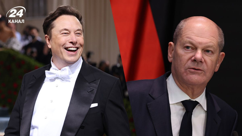 Musk llamó tonto a Scholz y tergiversó el nombre del canciller alemán