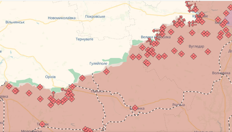 Mapa de operaciones militares para el 26 de diciembre de 2024: situación en el frente