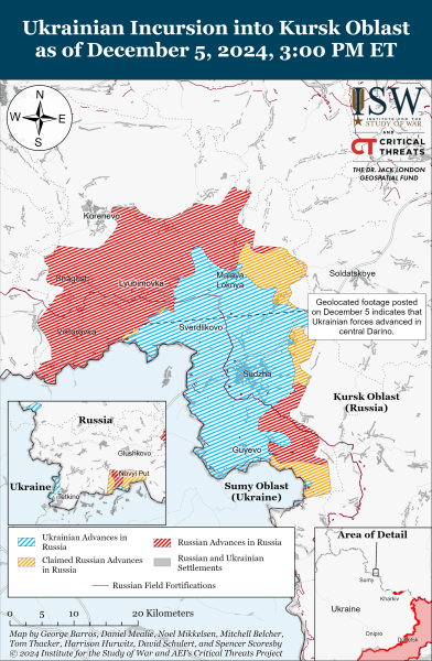 Mapa de operaciones militares el 6 de diciembre de 2024: situación en el frente