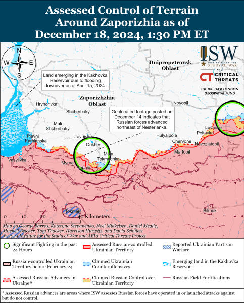 Mapa de operaciones militares para el 19 de diciembre de 2024: situación en el frente