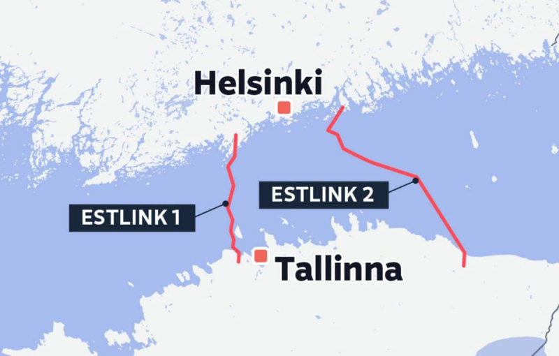 El cable eléctrico submarino entre Estonia y Finlandia está dañado: ¿están involucrados los rusos?