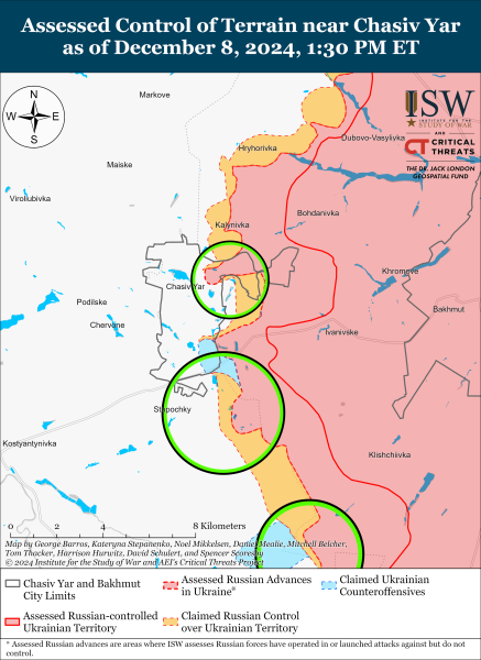 Mapa de operaciones militares el 9 de diciembre de 2024: situación en el frente
