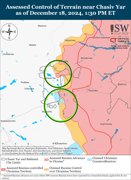 Mapa de operaciones militares para el 19 de diciembre de 2024: la situación en el frente