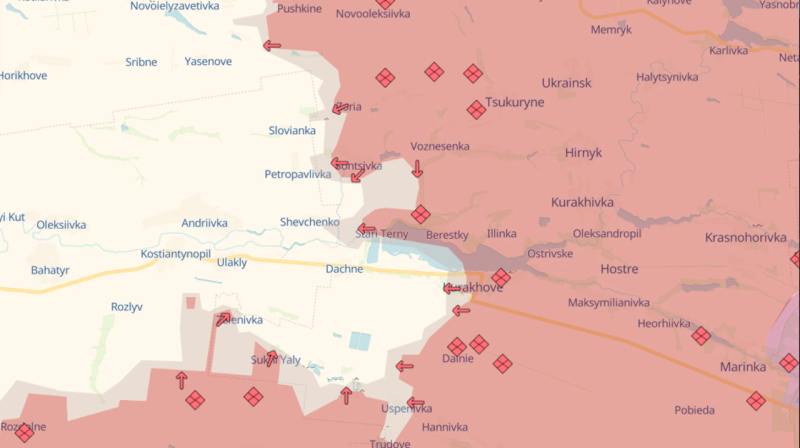 Tropas RF destruyó varias fortificaciones de las Fuerzas Armadas de Ucrania en la región de Donetsk — OSUV Khortytsia