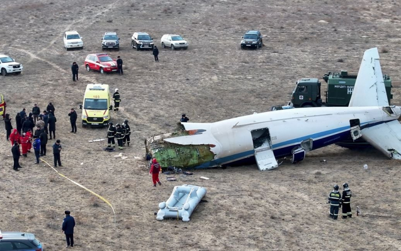 Otoño avión en Kazajstán: Turquía se sumará a la investigación del accidente