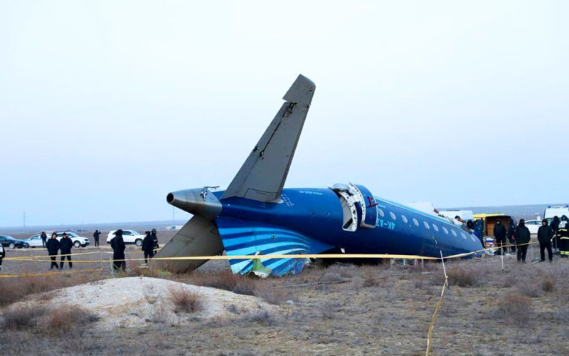 Accidente de avión en Kazajstán: en el "Azerbaiyán aerolíneas