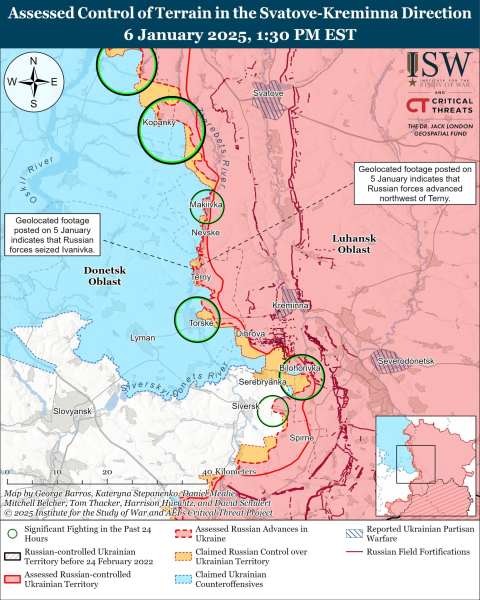 Mapa de operaciones militares el 7 de enero de 2025: la situación en el frente