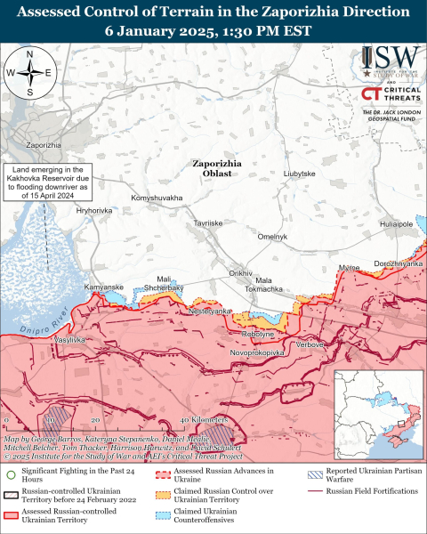 Mapa de operaciones militares el 7 de enero de 2025: situación en el frente