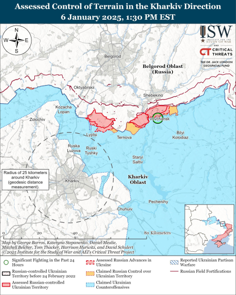 Mapa de operaciones militares el 7 de enero de 2025: situación en el frente